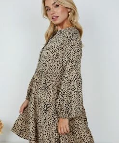 HQ Fashion Sandoval Dress - Leopard Print