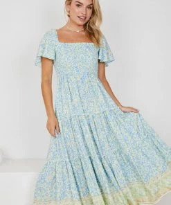 Rock Denim DRESSES Imogene Dress - Blue Print