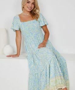 Rock Denim DRESSES Imogene Dress - Blue Print