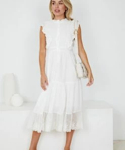 Paper Heart DRESSES Dalton Dress - White 11 Paper Heart DRESSES Dalton Dress - White