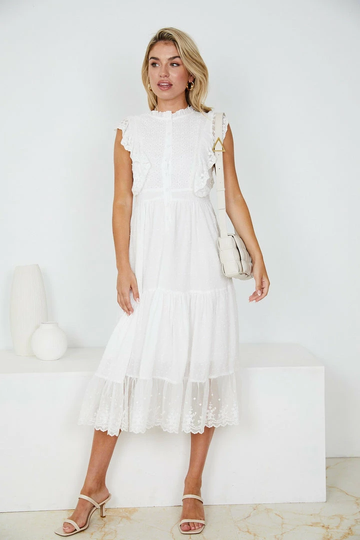 Paper Heart DRESSES Dalton Dress - White 6 Paper Heart DRESSES Dalton Dress - White