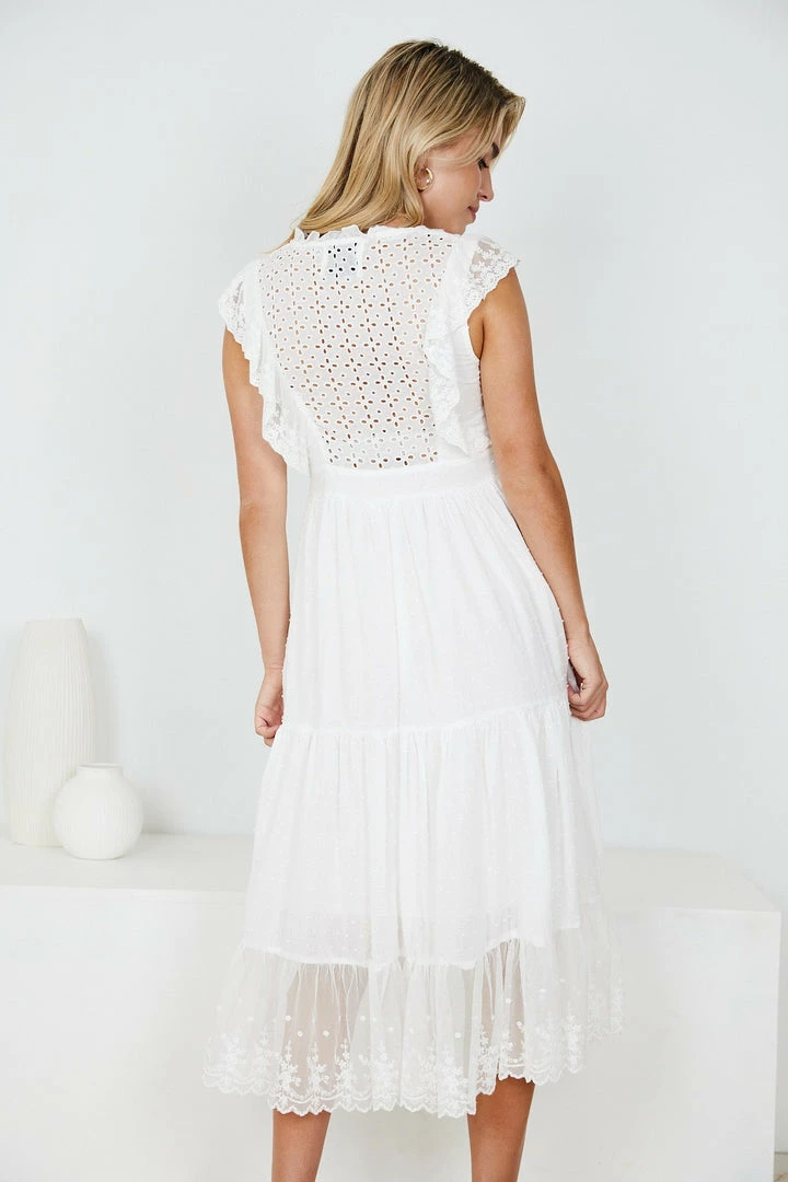 Paper Heart DRESSES Dalton Dress - White 4 Paper Heart DRESSES Dalton Dress - White