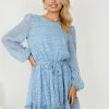 HQ Fashion DRESSES Valdez Dress - Blue Print
