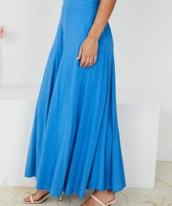 WeLove Fashion CLOTHING Elanor Pants - Blue