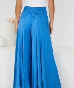WeLove Fashion CLOTHING Elanor Pants - Blue
