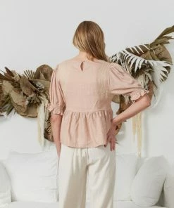 Rock Denim CLOTHING Cheryl Top - Rose Print 9 Rock Denim CLOTHING Cheryl Top - Rose Print