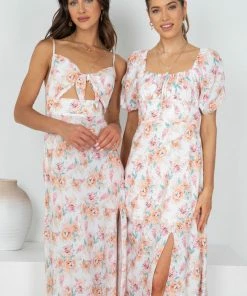 Style Box DRESSES Nanette Dress - White Floral