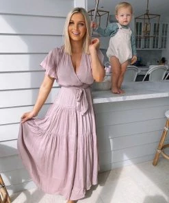 Esther The Label Given Dress - Dusty Pink