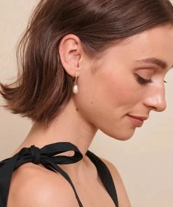 Jolie & Deen Montana Earrings - Pearl ACCESSORIES