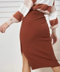 Desire Carlisa Skirt - Rust