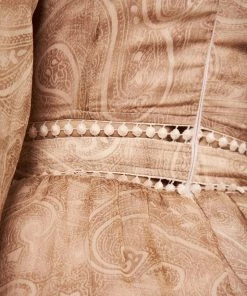 Sasha Clothing DRESSES Kayley Dress - Tan Print