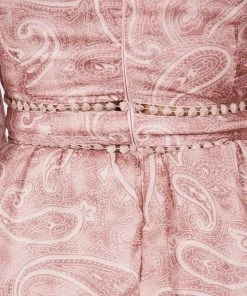 Sasha Clothing Kayley Dress - Pink Print DRESSES 11 Sasha Clothing Kayley Dress - Pink Print DRESSES