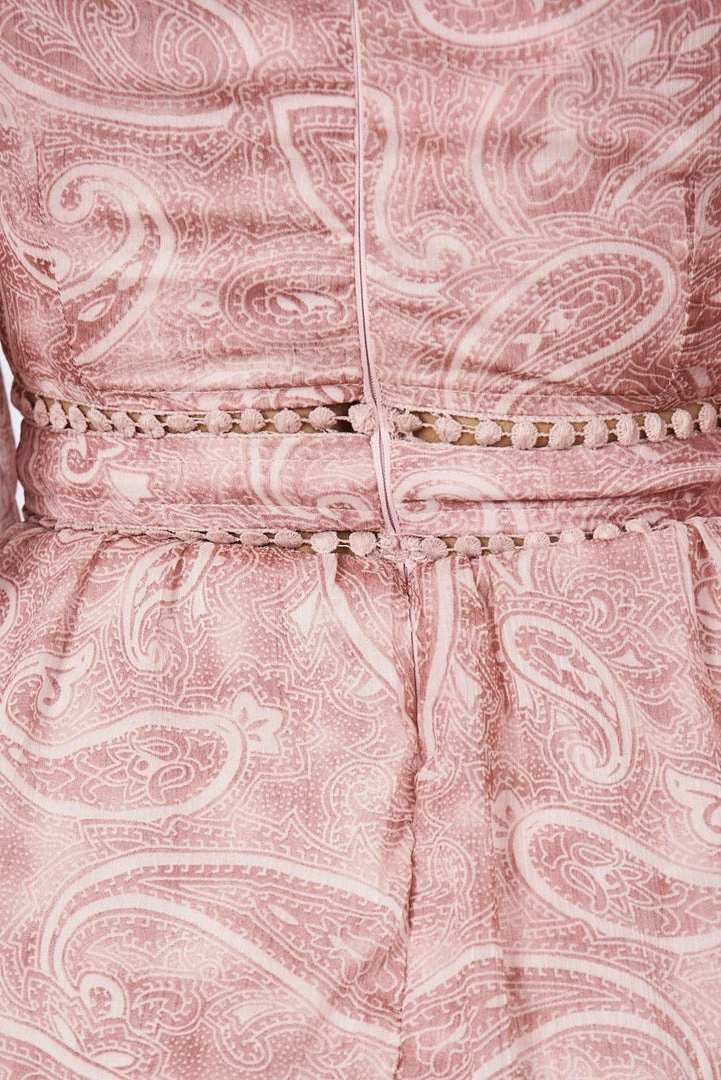 Sasha Clothing Kayley Dress - Pink Print DRESSES 7 Sasha Clothing Kayley Dress - Pink Print DRESSES