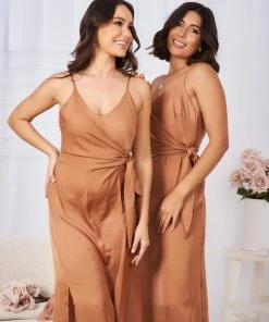 Esther The Label DRESSES Laguna Dress - Cognac