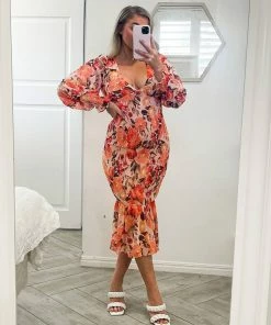 Wild Ginger Juanita Dress - Blush Floral
