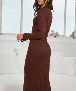 Sunny Girl CLOTHING Jodene Dress - Chocolate