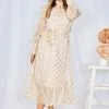 GDS DRESSES Annamae Dress - Cream Spot 1 GDS DRESSES Annamae Dress - Cream Spot