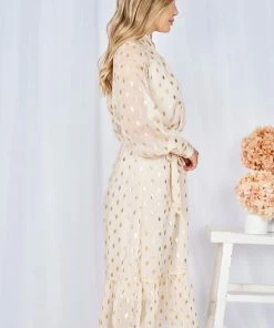 GDS DRESSES Annamae Dress - Cream Spot