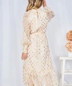 GDS DRESSES Annamae Dress - Cream Spot