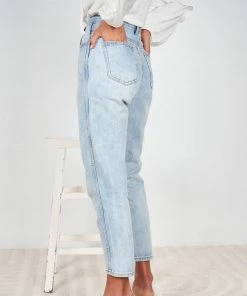 Souvere CLOTHING Lainey Jeans - Light Blue