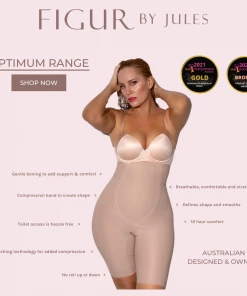FIGUR BY JULES CLOTHING Ultimate Shapewear Shorts - Nude Petite