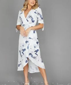 Desire DRESSES Carmen Dress - White Floral 13 Desire DRESSES Carmen Dress - White Floral
