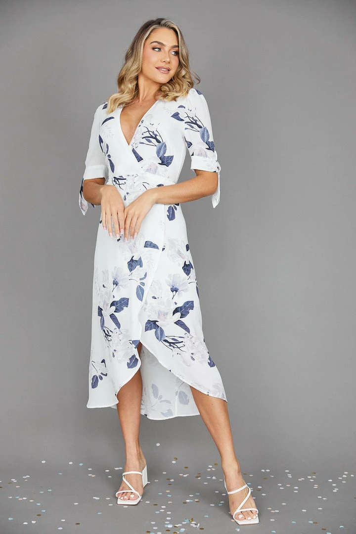 Desire DRESSES Carmen Dress - White Floral 6 Desire DRESSES Carmen Dress - White Floral