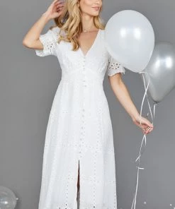 WeLove Fashion DRESSES Garnette Dress - White