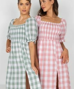 YH & Co (Chloe Yip) DRESSES Lettice Dress - Pink Gingham