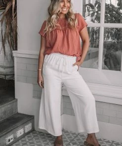 Rock Denim Hondura Top - Rust