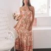 WeLove Fashion Bridget Dress - Apricot Print