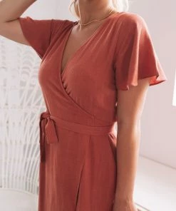 Style Box DRESSES Tended Dress - Rust 8 Style Box DRESSES Tended Dress - Rust