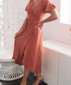 Style Box DRESSES Tended Dress - Rust 9 Style Box DRESSES Tended Dress - Rust