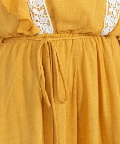 Willo Fashion Sovereign Playsuit - Mustard CLOTHING 11 Willo Fashion Sovereign Playsuit - Mustard CLOTHING