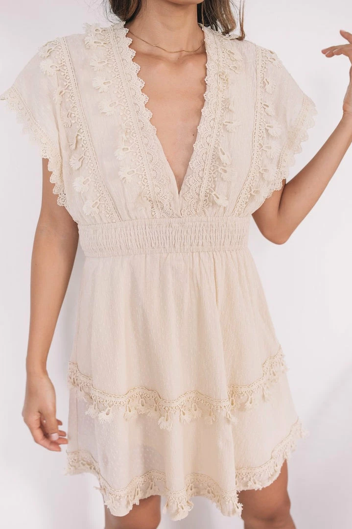 Willo Fashion DRESSES Philomena Dress - Beige 7 Willo Fashion DRESSES Philomena Dress - Beige