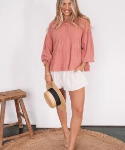 Style Box CLOTHING Jess Top - Pink