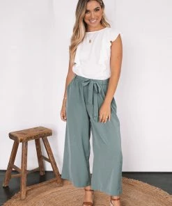 Maxim Maxim Marissa Pants - Sage 8 Maxim Maxim Marissa Pants - Sage