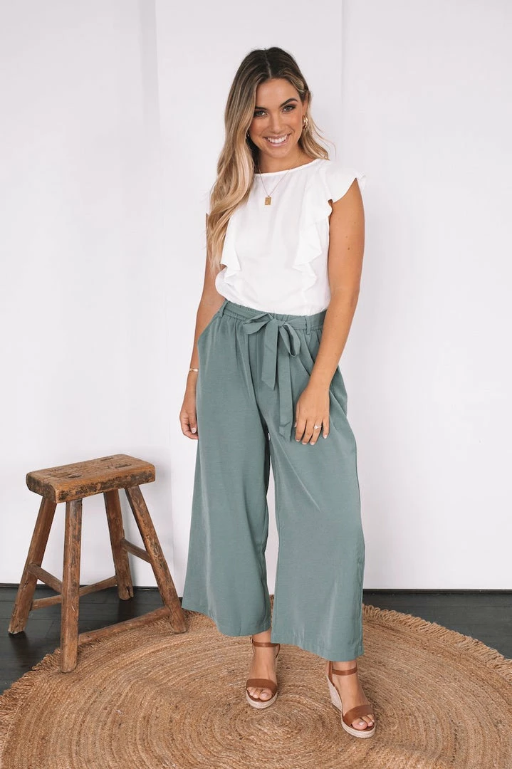 Maxim Maxim Marissa Pants - Sage 5 Maxim Maxim Marissa Pants - Sage