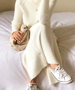 Cesi Fashion Margo Skirt - White Maternity Dresses