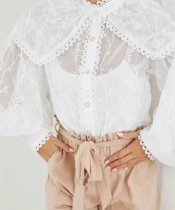 Ivory And Chain Harmony Shirt - White