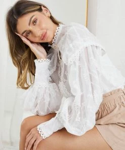 Ivory And Chain Harmony Shirt - White