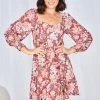 Style Box Cristabelle Dress - Brown Floral DRESSES