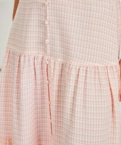 Qtrend Fashion PTY LTD Jayma Skirt - Orange Check 13 Qtrend Fashion PTY LTD Jayma Skirt - Orange Check