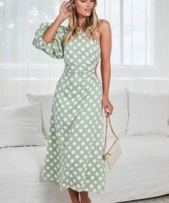 Style Box DRESSES Ondrea Dress - Sage Spot
