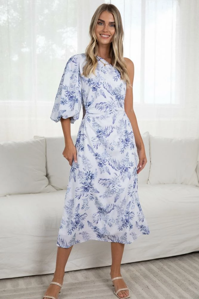 Style Box Nirvana Dress - White Print 3 Style Box Nirvana Dress - White Print