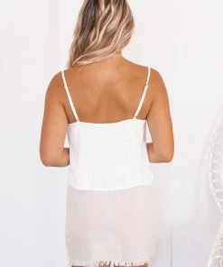 Dream House Truth Cami - White CLOTHING