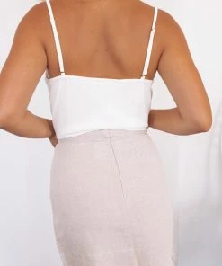 Ebby And I CLOTHING Kobe Skirt - Beige