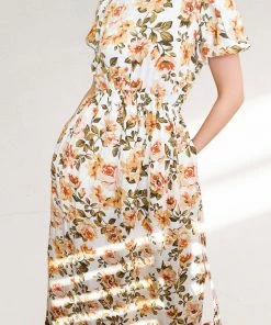 Paper Heart Dejavu Dress - Floral Print DRESSES