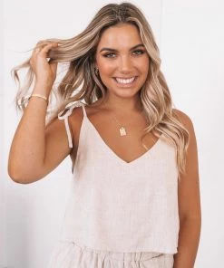 Miracle Fashion Honest Cami - Beige CLOTHING 9 Miracle Fashion Honest Cami - Beige CLOTHING