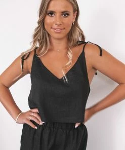 Miracle Fashion Honest Cami - Black CLOTHING